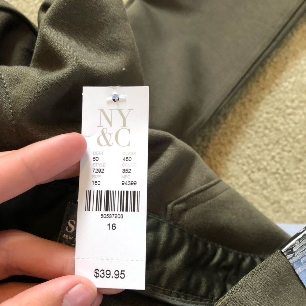 Green jeggings